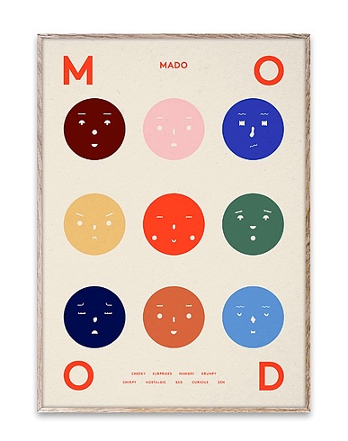PAPER COLLECTIVE Painting or print NINE MOODS - 50X70
 White 100% Acid-free 100% cotton paper