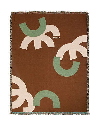 VISO PROJECT Bed Linen Brown 100% Cotton