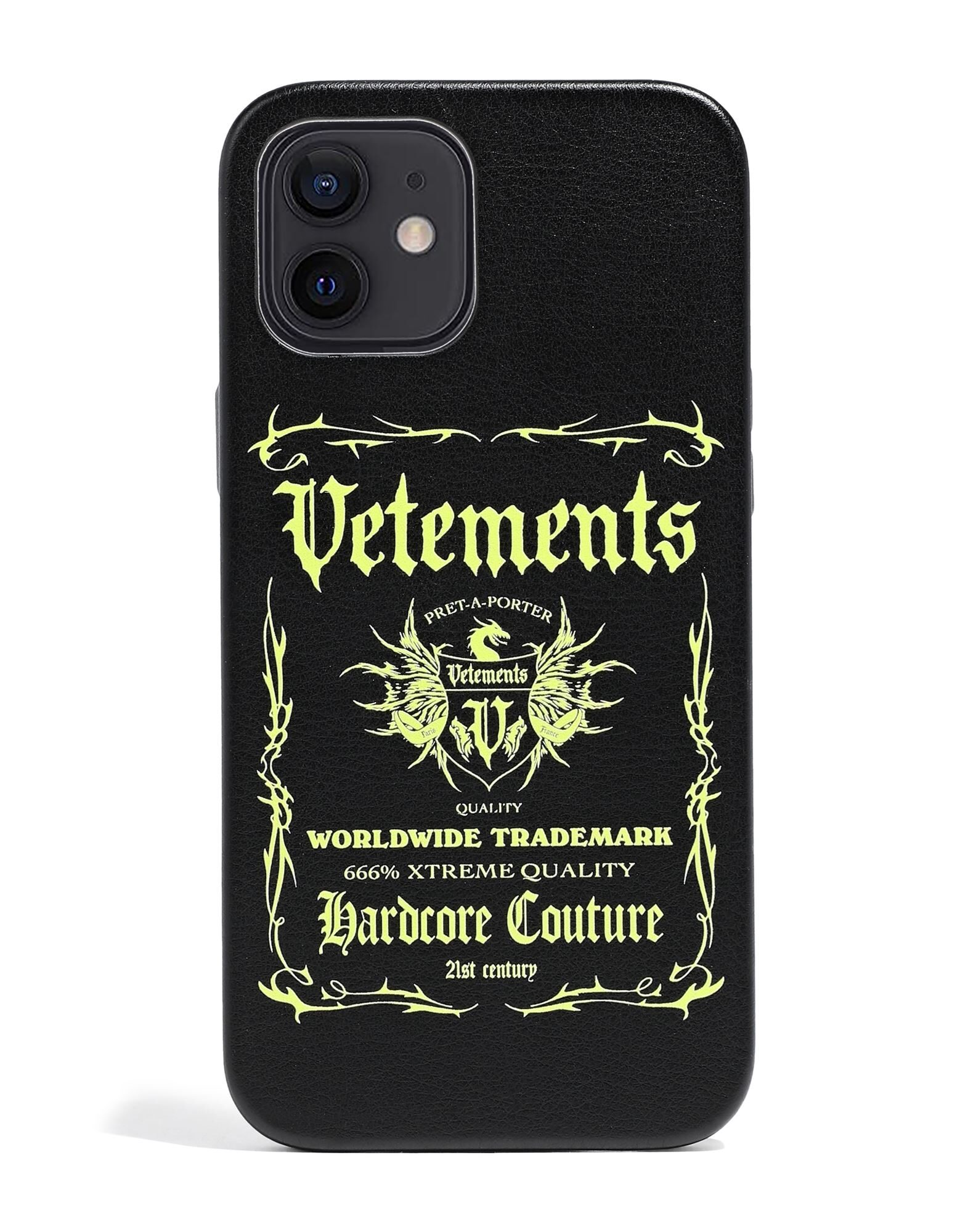 iPhoneケース VETEMENTS - VETEMENTS VERTICAL LOGO IPHONE CASE X/XS VETEMENTS Vertical Logo iPhone Xs Case Vetements
