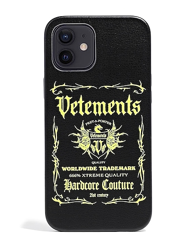VETEMENTS Tech gadget  Black 100% Textile fibers