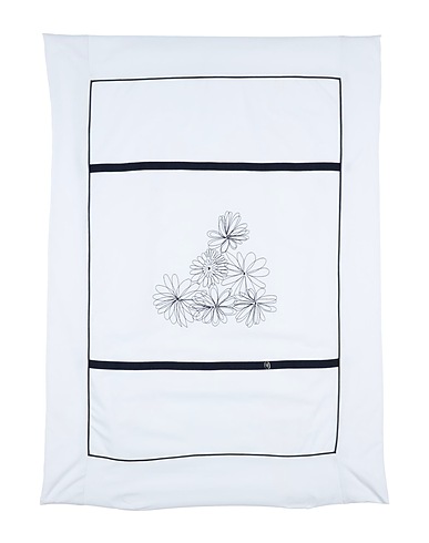 AMORE IS ME! Baby blanket White 95% Cotton, 5% Elastane