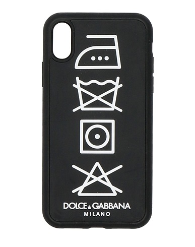 DOLCE&GABBANA Tech gadget  Black Polycarbonate, PVC - Polyvinyl chloride