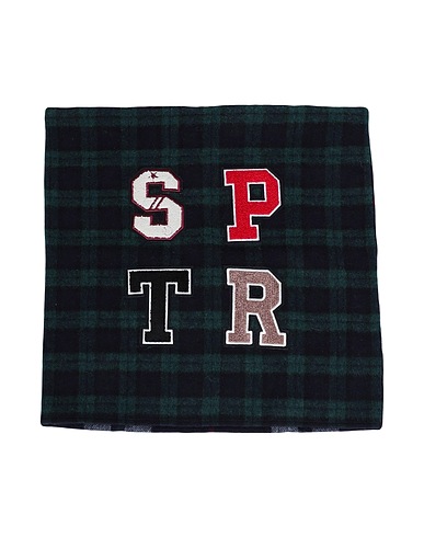 SHIRTAPORTER Pillow or pillow case Dark green 54% Wool, 30% Polyester, 8% Polyamide, 8% Polyacrylic