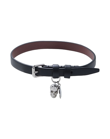 MCQUEEN Colliers, laisses et harnais Noir Autres fibres