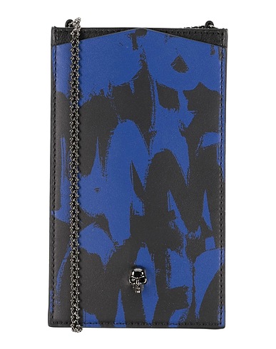MCQUEEN Tech gadget  Bright blue Leather