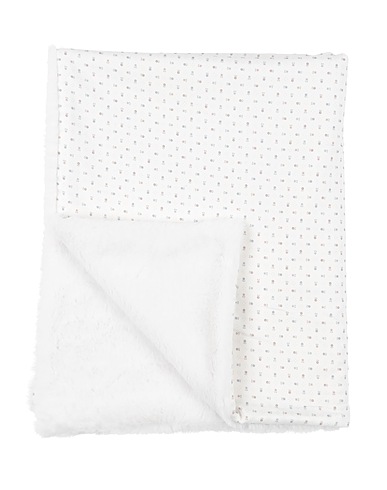 LA STUPENDERIA Baby blanket White 54% Viscose, 46% Cotton, Polyester