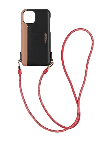 BURBERRY Tech gadget  Black Leather