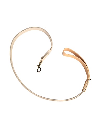 SPORTY & RICH Collars, Leashes & Harnesses Beige Leather