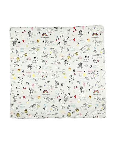 DOLCE&GABBANA Baby blanket Off white 100% Cotton