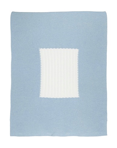 COLORICHIARI Baby blanket Sky blue 100% Cotton