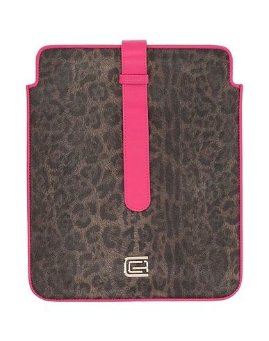 CAVALLI CLASS Tech gadget  Khaki Calfskin