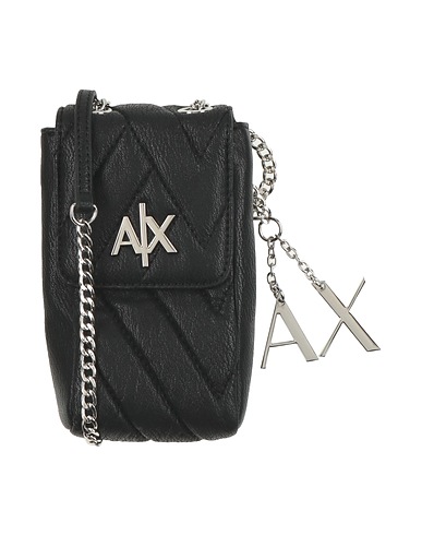 ARMANI EXCHANGE Tech gadget  Black 100% Polyester