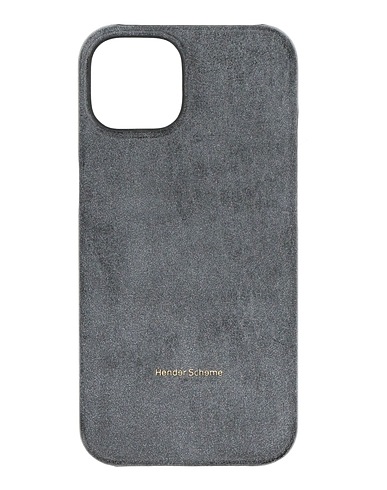 ḢENDER SCHEME Tech gadget  Black Polycarbonate, Cow leather