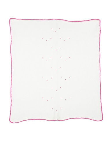 LITTLE BEAR Baby blanket White 100% Cotton