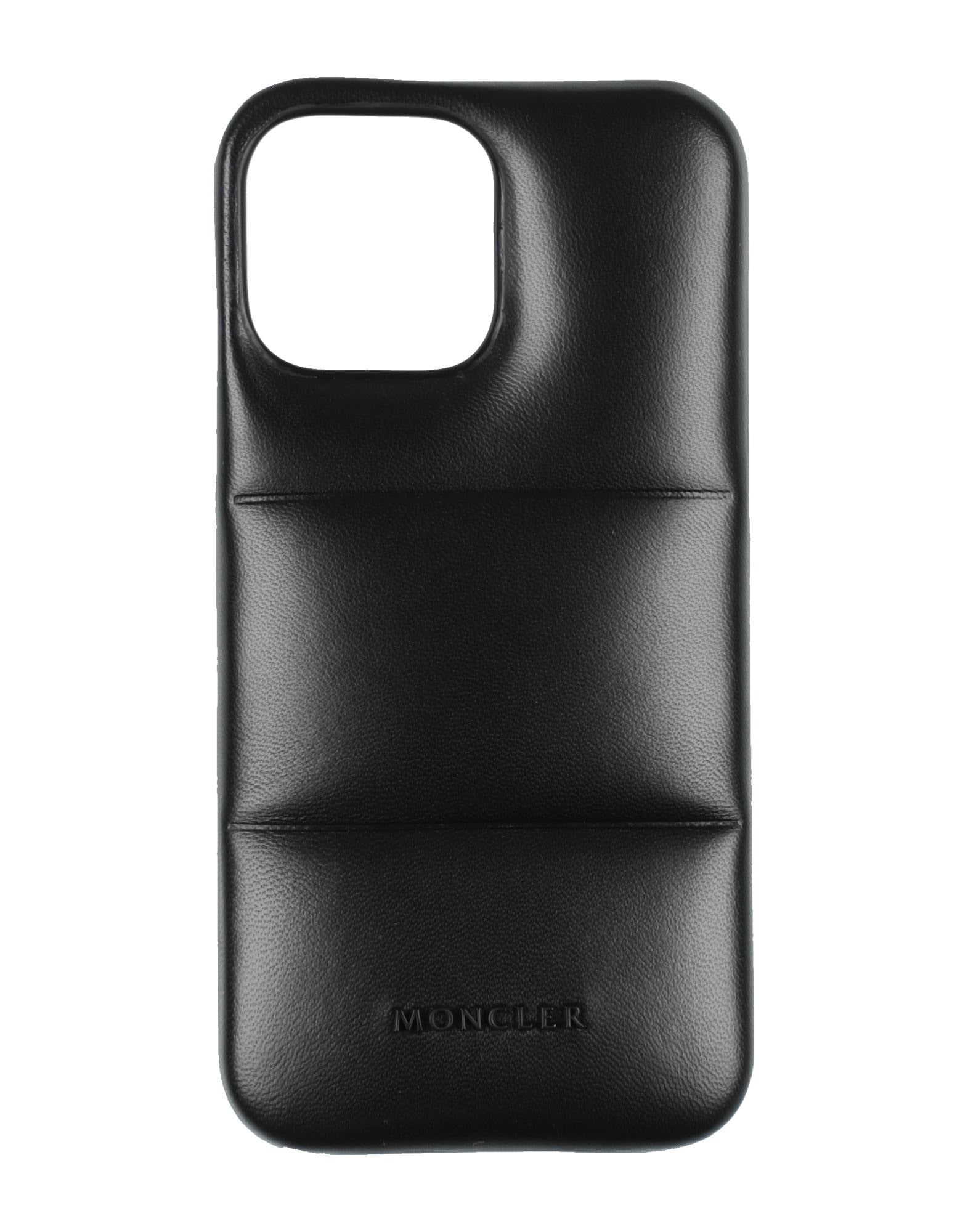 MONCLER レザー iPhone13proケース 新品未使用 MONCLER | ブラック メンズ | YOOX