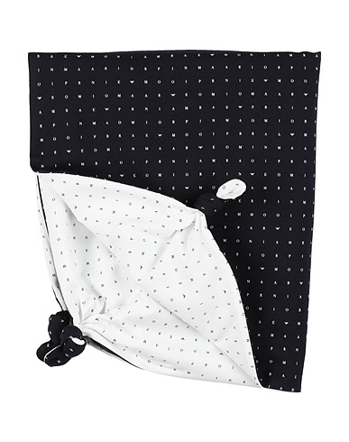 EMPORIO ARMANI Baby blanket Midnight blue 100% Cotton