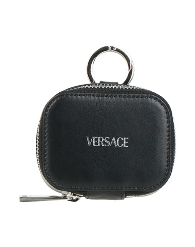VERSACE Tech gadget  Black Calfskin