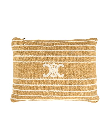 CELINE Pillow or pillow case Mustard 100% Cotton