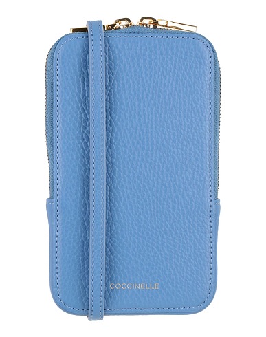COCCINELLE Tech gadget  FLOR
 Light blue Leather