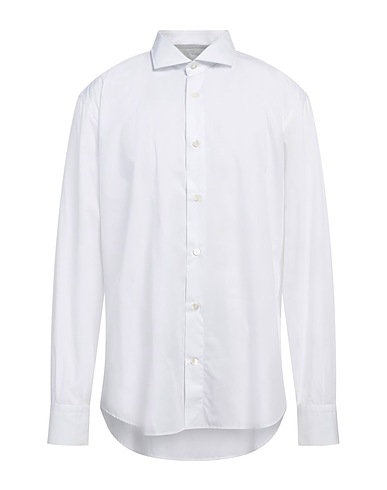 ELEVENTY Solid colour shirt White 100% Cotton