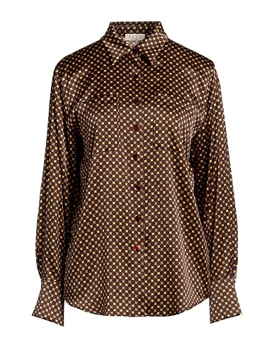 SIYU Patterned shirts & blouses Marigold 92% Silk, 8% Elastane