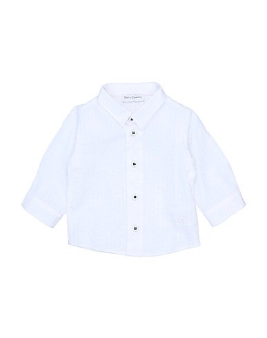 KID'S COMPANY Solid colour shirt White 100% Cotton