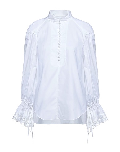 CHLOÉ Top Weiß 100% Baumwolle, Seide