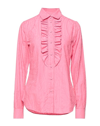 MOSCHINO Camicie e bluse tinta unita Fucsia 100% Cotone