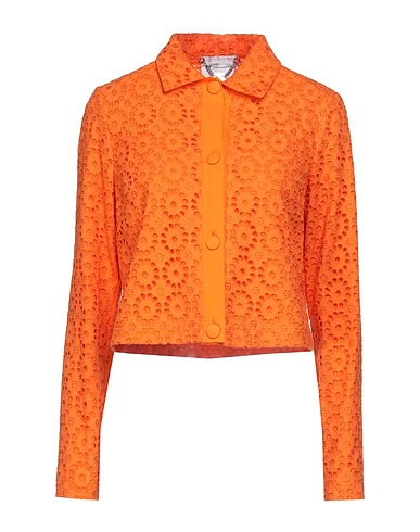 BE BLUMARINE Blazer Orange 60% Cotton, 40% Polyester