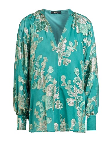 SEVENTY VENEZIA Top VERDE SMERALDO 60% Seide, 25% Viskose, 15% Polyester