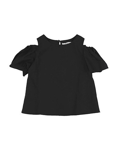 VICOLO Blouse Black 97% Cotton, 3% Elastane