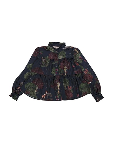 ALBERTA FERRETTI Patterned shirts & blouses Midnight blue 100% Polyester