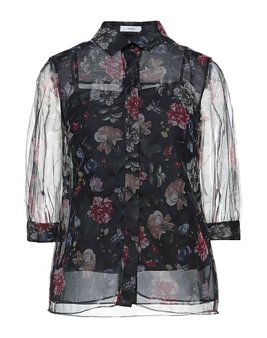 ERDEM Floral shirts & blouses Black 100% Polyamide