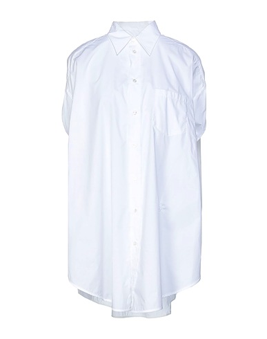 MM6 MAISON MARGIELA Solid colour shirts & blouses White 100% Cotton
