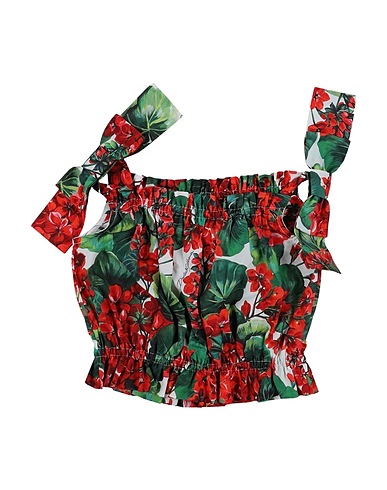 DOLCE&GABBANA Top Red 100% Cotton