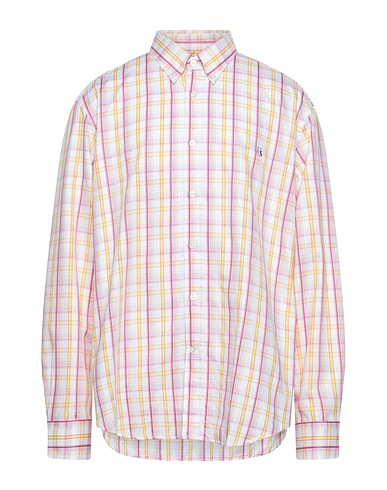 HARMONT & BLAINE Checked shirt Yellow 100% Cotton